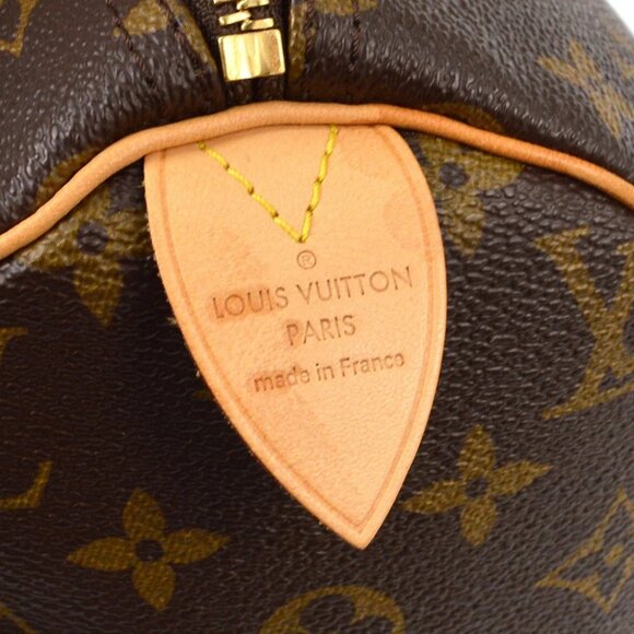 Louis Vuitton Monogram Speedy 30 Handbag - Picture 4 of 6
